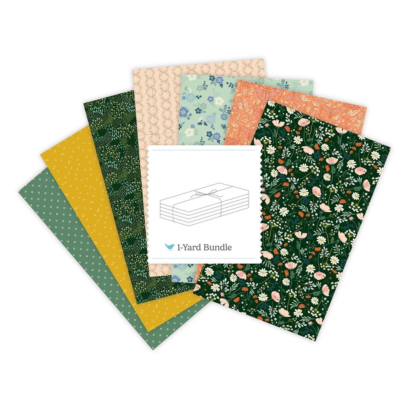 Luna Field 1 Yard Bundle Woodland, 7 Pcs.
