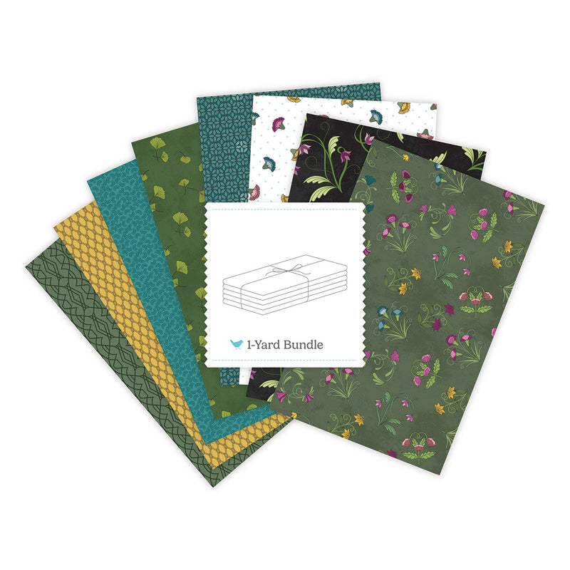 Amethyst & Ivy 1 Yard Bundle Ivy, 8 Pcs.
