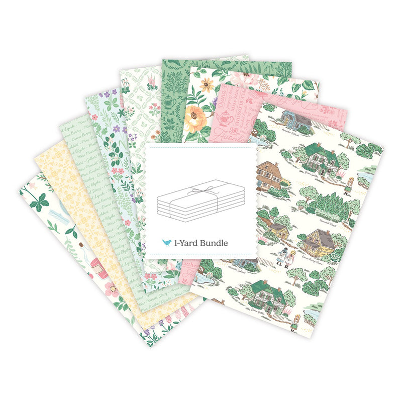 Anne with an E 1 Yard Bundle Pink, 9 Pcs.