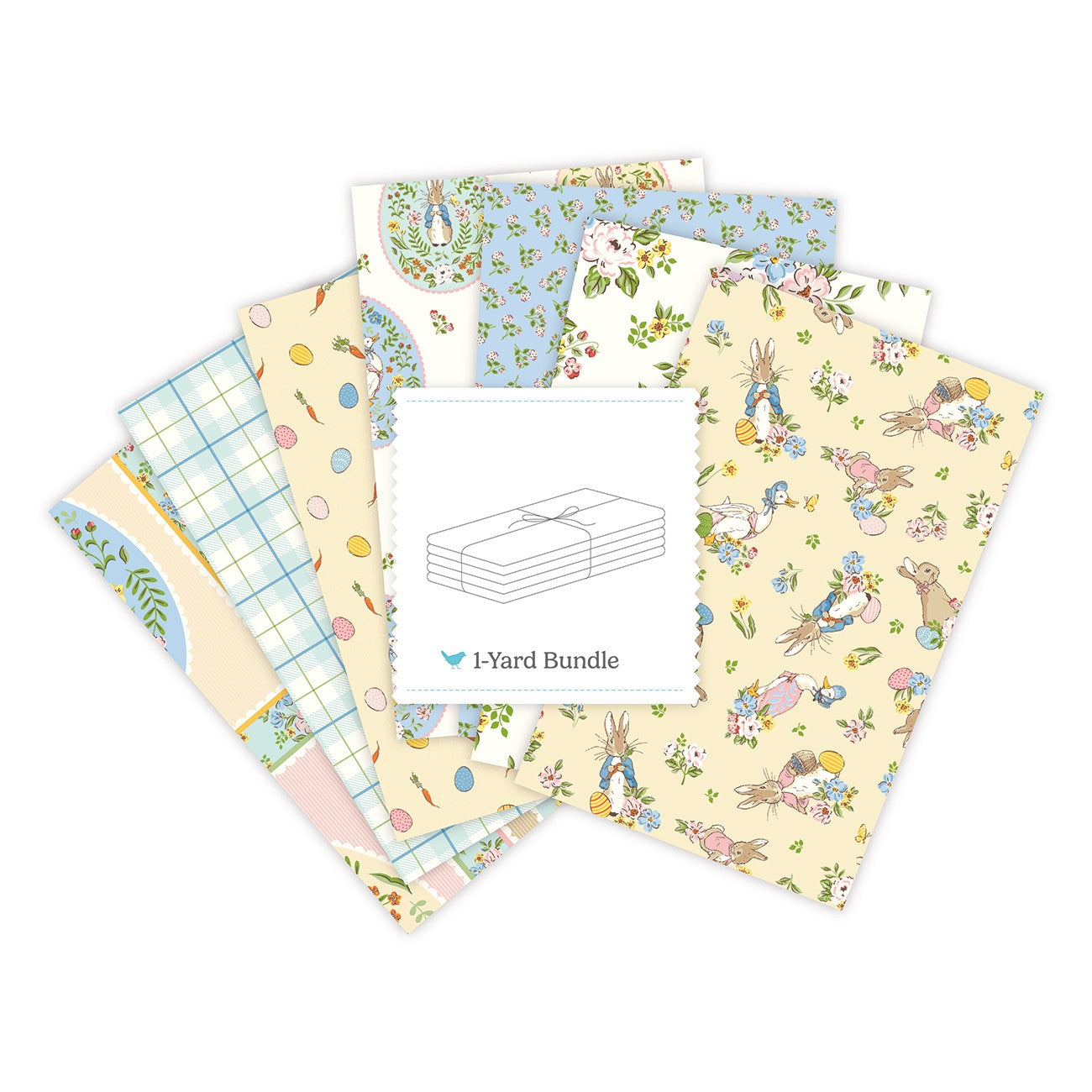 Peter Rabbit™ Spring 1 Yard Bundle Shortbread, 8 Pcs.