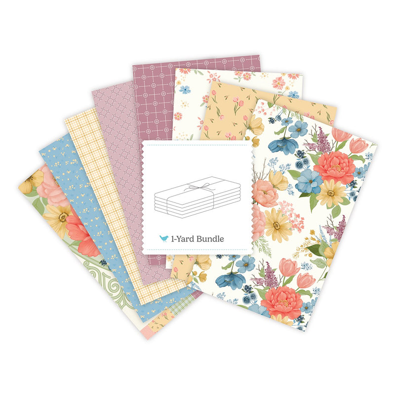Promise of Spring 1 Yard Bundle Cream, 8 Pcs.