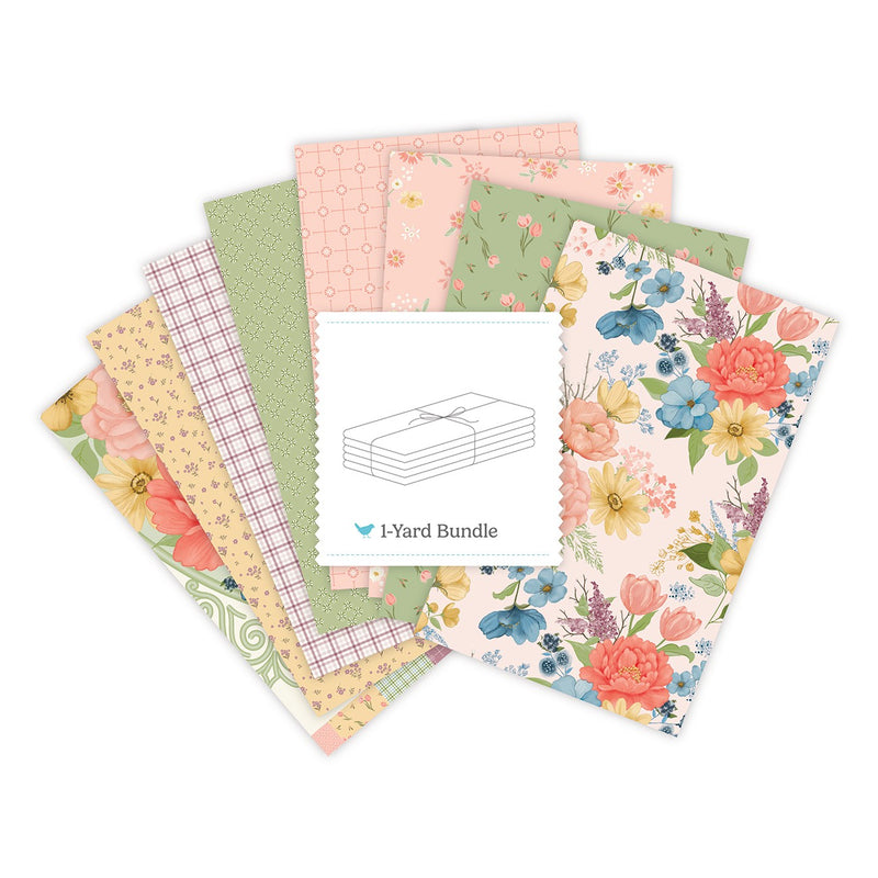 Promise of Spring 1 Yard Bundle Pink, 8 Pcs.