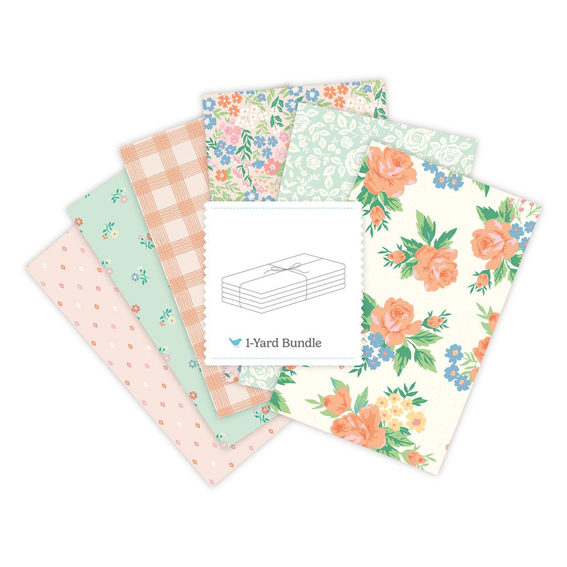 Spring Meadows 1 Yard Bundle Cotton, 6 Pcs.