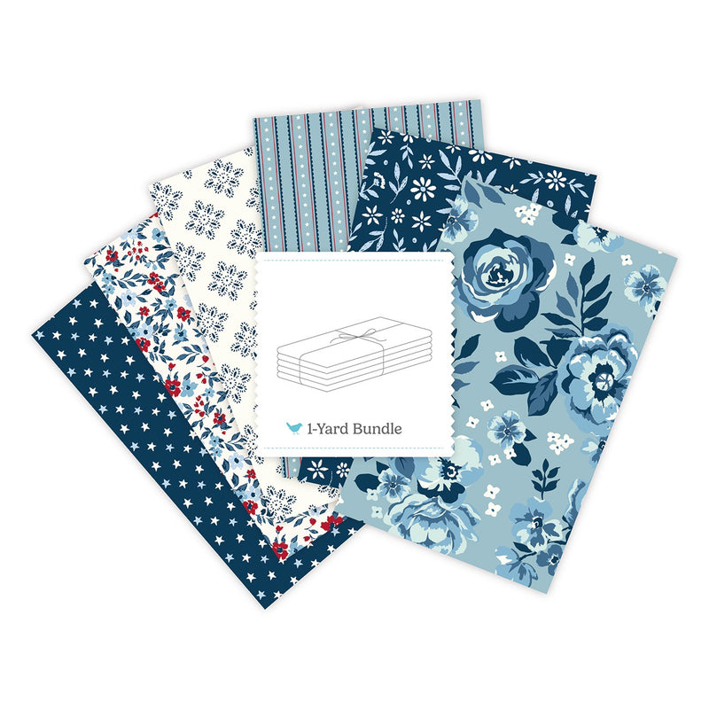 Star-Spangled Garden 1 Yard Bundle Dream, 6 Pcs.