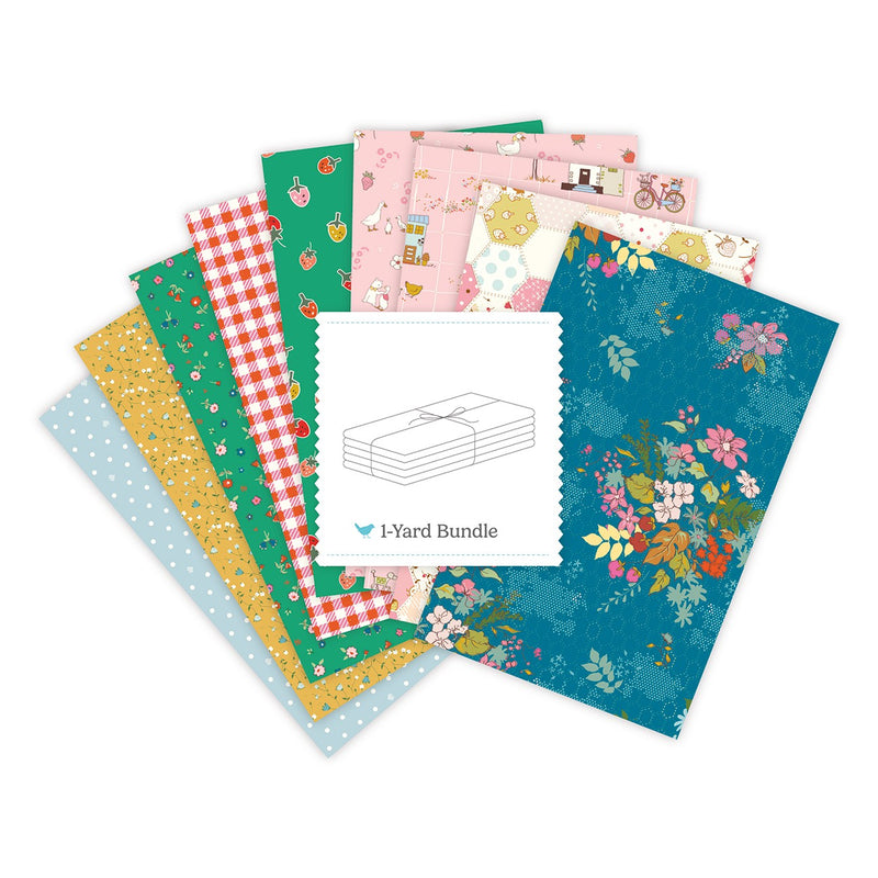 Ashmere 1 Yard Bundle Blue, 9 Pcs.