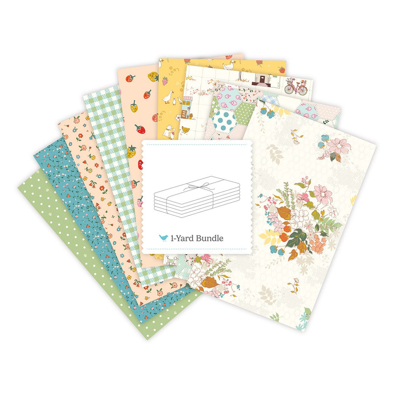 Ashmere 1 Yard Bundle Cream, 9 Pcs.