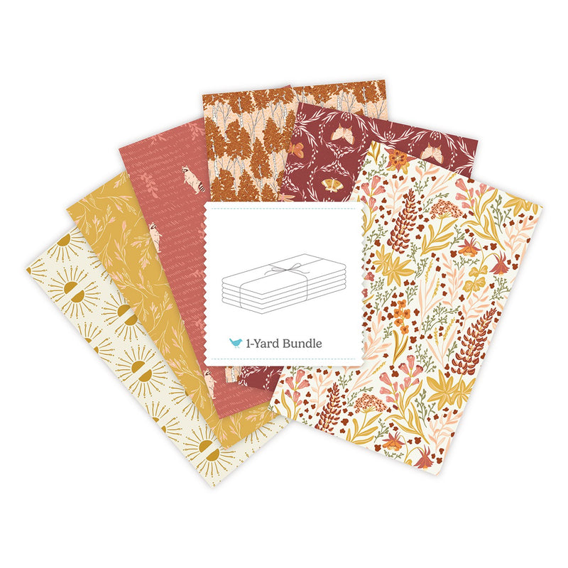 Aspen Lake 1 Yard Bundle Warm, 6 Pcs.