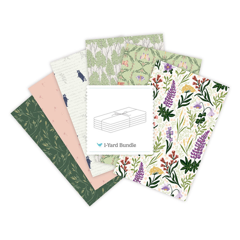 Aspen Lake 1 Yard Bundle White, 6 Pcs.
