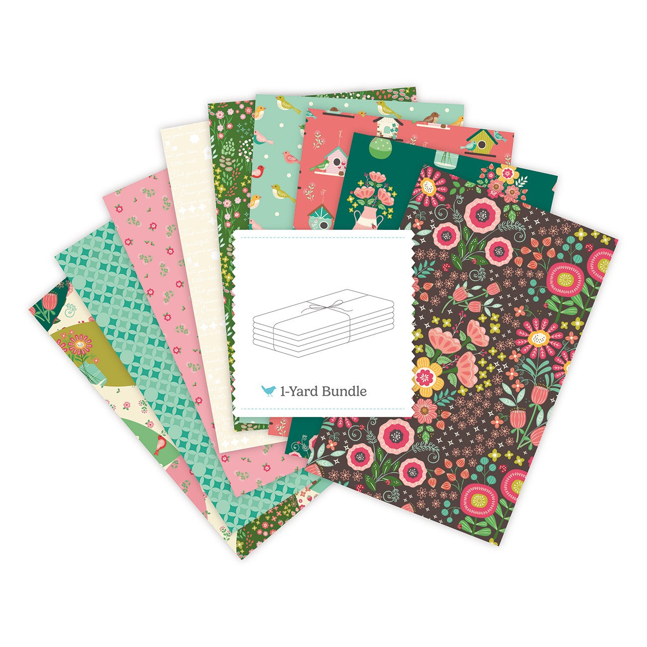 Aviary 1 Yard Bundle Truffle, 9 Pcs.