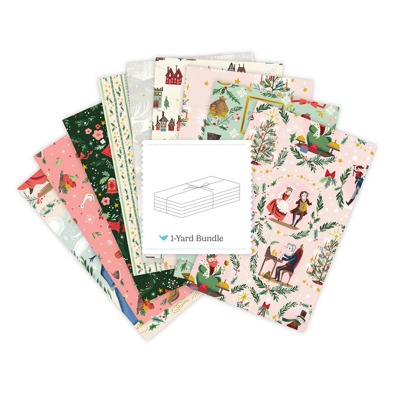 Carol 1 Yard Bundle Ballerina, 9 Pcs.
