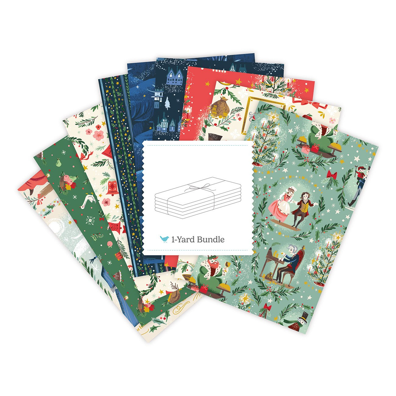 Carol 1 Yard Bundle Pistachio, 9 Pcs.