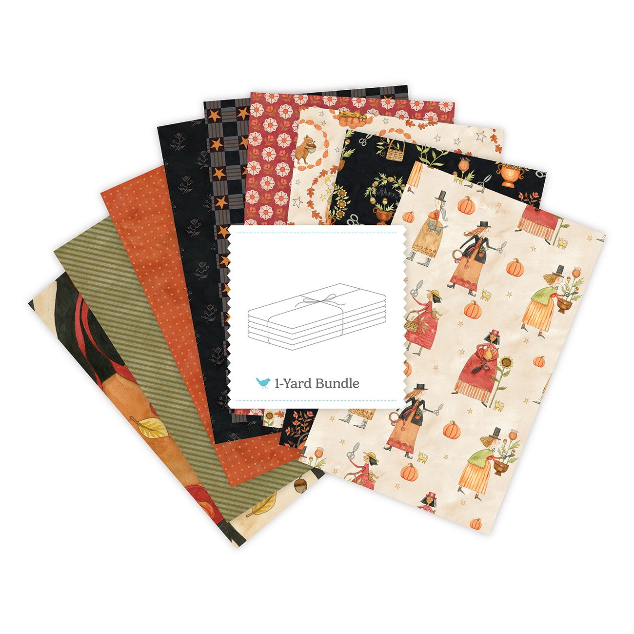 Feels Like Fall 1 Yard Bundle Cream, 9 Pcs.
