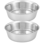 Jeffers Heavy Weight Stainless Steel Pet Bowls – Durable Pet Food & Water Dish, Chew-Resistant, Dishwasher Safe