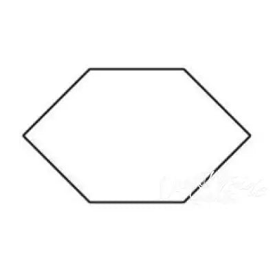 1in Elongated Hexagon Papers