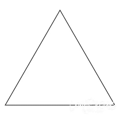 1in Equilateral Triangle Papers