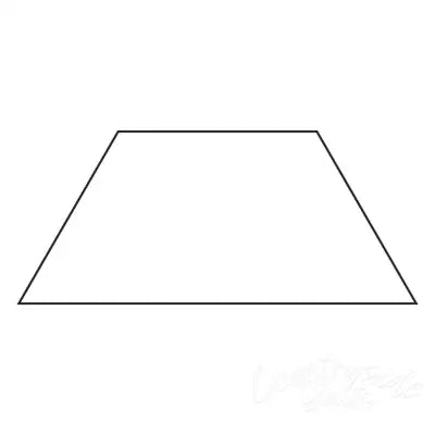 1in Half Hexagon Template