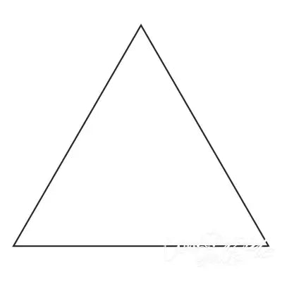 2-1/2in Equilateral Triangle Papers