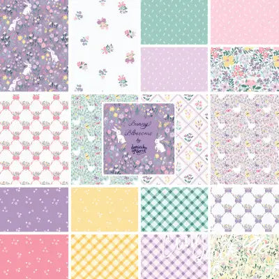 2-1/2in Strips Bunny Blossoms Organic, 40pcs/bundle