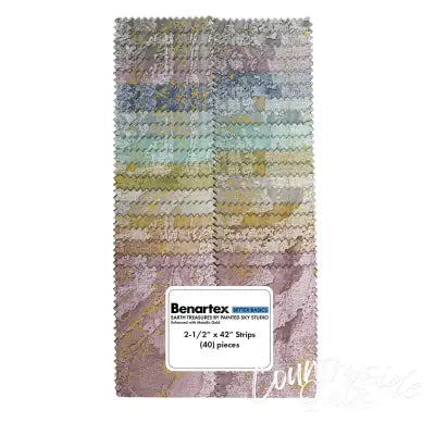 2-1/2in Strips, Earth Treasures, 40pcs/bundle