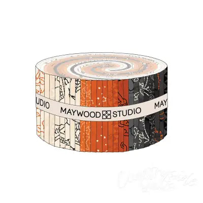 2-1/2in Strips Spooky Stitches, 40pcs/bundle