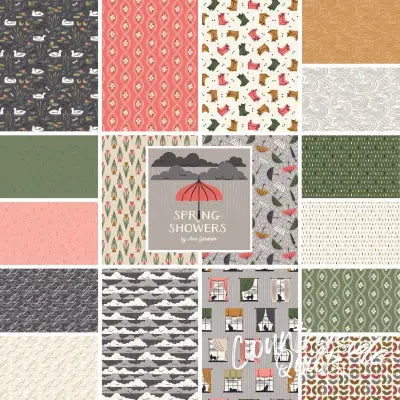 2-1/2in Strips Spring Showers Organic, 40pcs/bundle