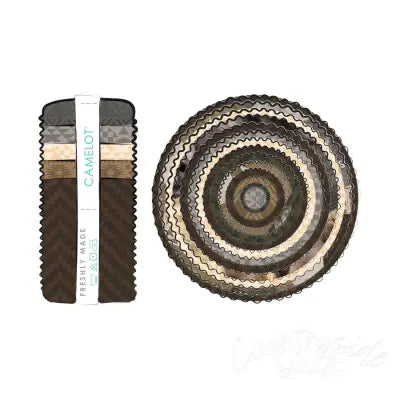 2.5in Strips Black Bear Cottages, 40pcs/bundle