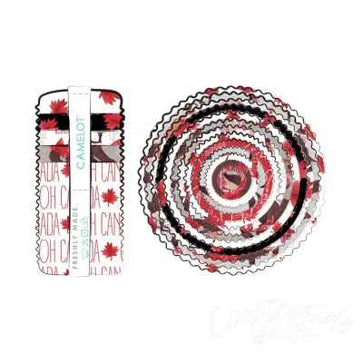 2.5in Strips Oh Canada, 40pcs/bundle