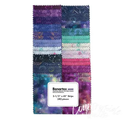 2.5in Strips Celestials Skies, 40pcs/bundle