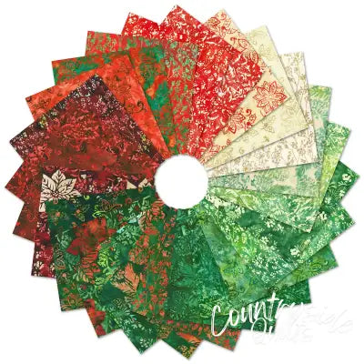 2.5in Strips Christmas Cheer, 40pcs/bundle