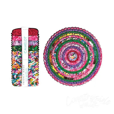 2.5in Strips Confetti Fun, 40pcs/bundle