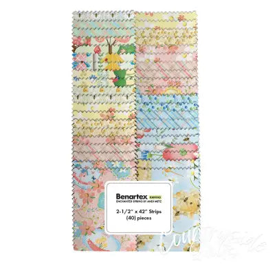 2.5in Strips Enchanted Spring, 40pcs/bundle