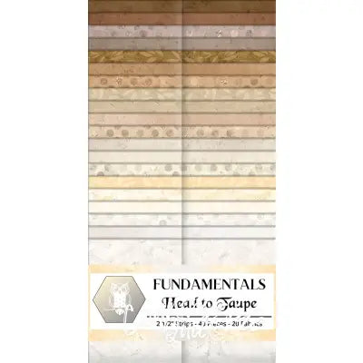 2.5in Strips Fundamentals: Head to Taupe 40pcs