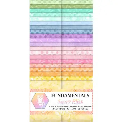 2.5in Strips Fundamentals: Sheer Bliss 40pcs