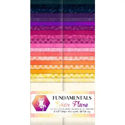 2.5in Strips Fundamentals: Solar Flare 40pcs