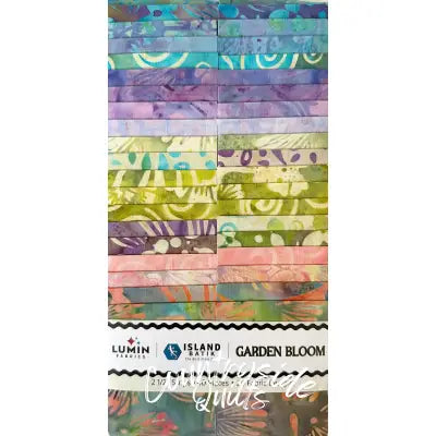 2.5in Strips Garden Bloom 40pcs