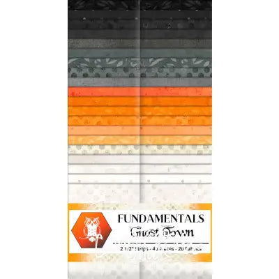 2.5in Strips Ghost Town 40pcs 2pcs of Each Print