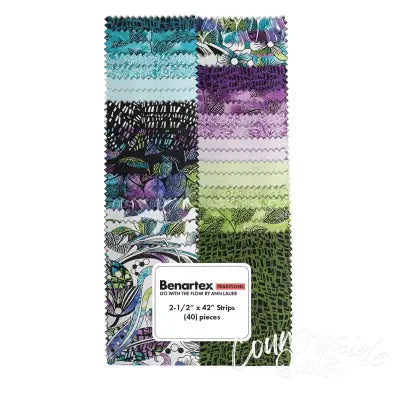 2.5in Strips Go With The Flow, 42pcs/bundle