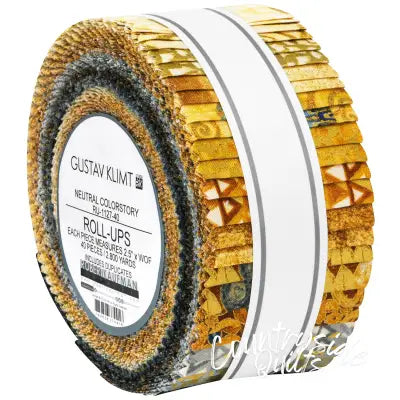 2.5in Strips Gustav Klimt Neutral, 40pc