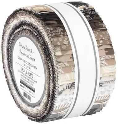 2.5in Strips Holiday Flourish - Peppermint Twist 40pcs