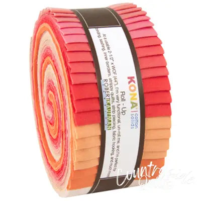 2.5in Strips Kona Cotton Blushing Bouquet 40pcs