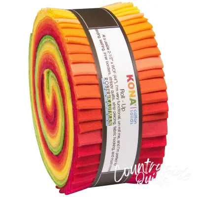 2.5in Strips Kona Cotton Christa Watson Designer Palette 40pcs