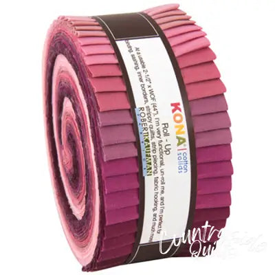 2.5in Strips Kona Cotton Powder Room 40pcs