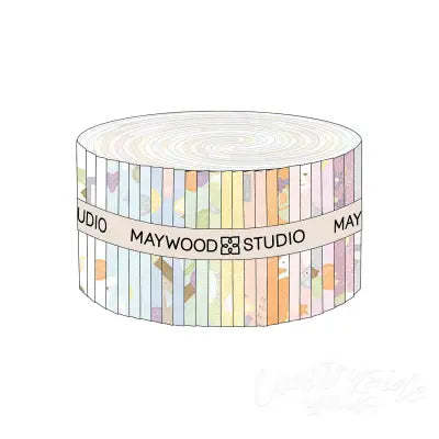 2.5in Strips Little Chicks Flannel, 40pcs/bundle