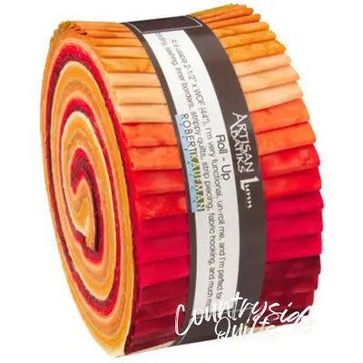 2.5in Strips Prisma Dyes Lava Flow 40pcs/bundle