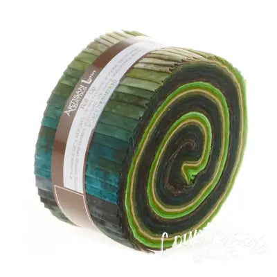 2.5in Strips Prisma Dyes Rainforest 40pcs/bundle