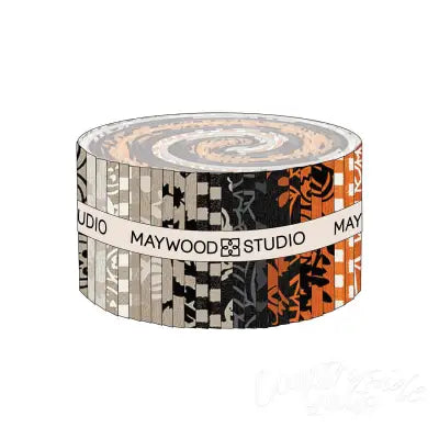 2.5in Strips Pumpkin Grove, 40pcs/bundle