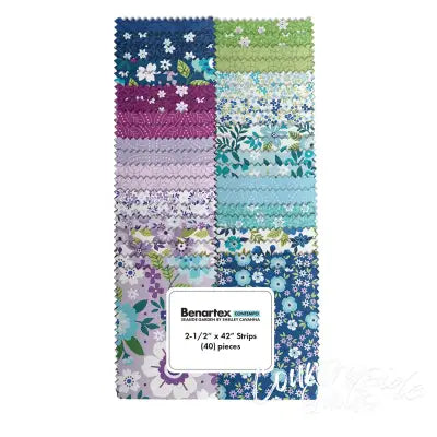 2.5in Strips Seaside Garden, 40pcs/bundle