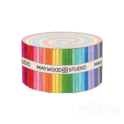 2.5in Strips Shadow Play Flannel Brights, 40pcs/bundle