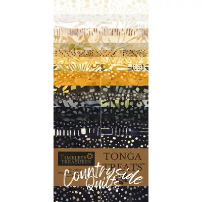 2.5in Strips Tonga Batik Amber 40pcs/bundle