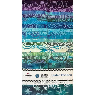 2.5in Strips Under the Sea 40pcs